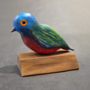 Resting Painted Bunting