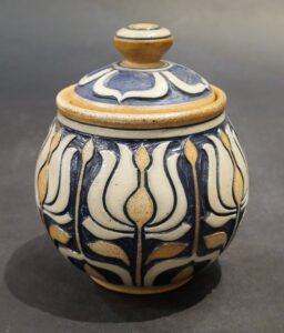 Lotus Lidded Jar