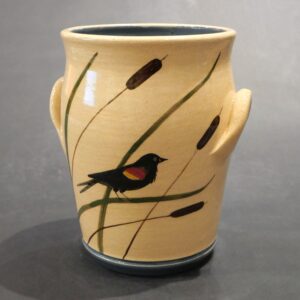 Redwing Blackbird Spoon Jar