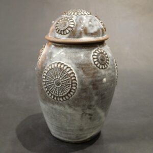 Mandala Ginger Jar, Lid On