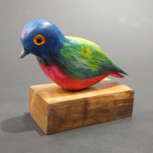 Jack Klippel, Resting Painted Bunting (SOLD)