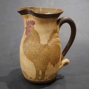 Winton & Rosa Eugene, Chicken & Rooster Pitcher