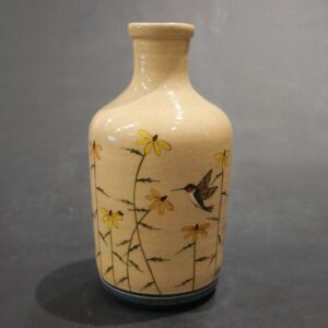 Winton & Rosa Eugene, Hummingbird Bottle Vase (SOLD)