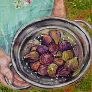 Sonya Clemons, Mama Gathering Figs, SOLD